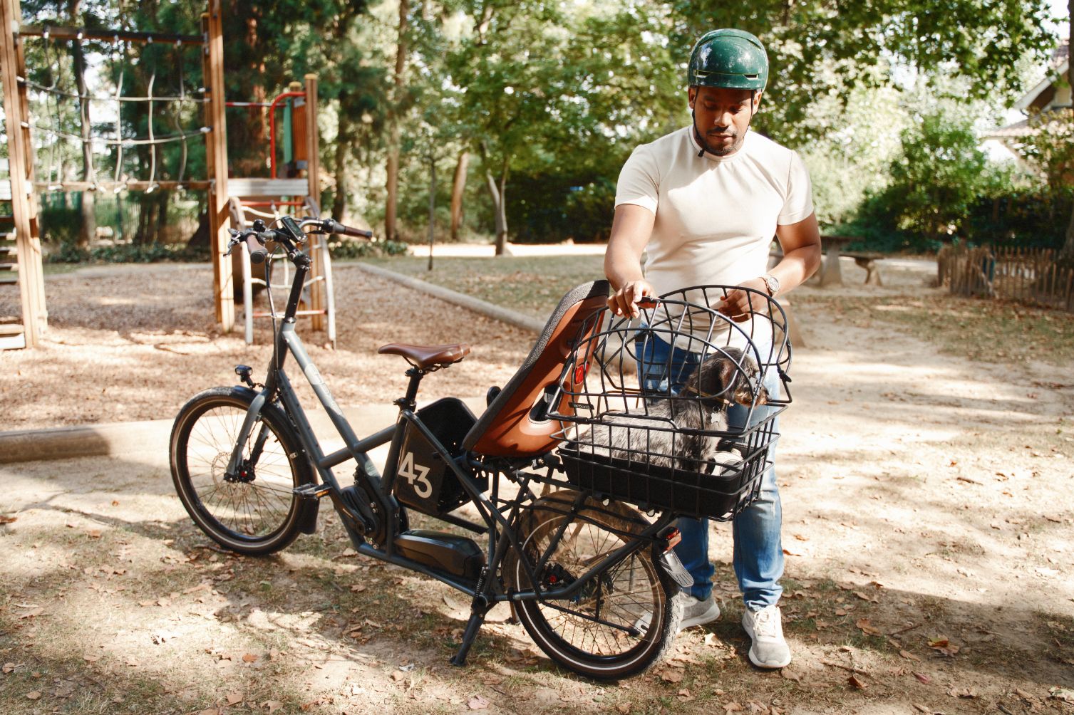 Luna animal basket bike 43 long tail